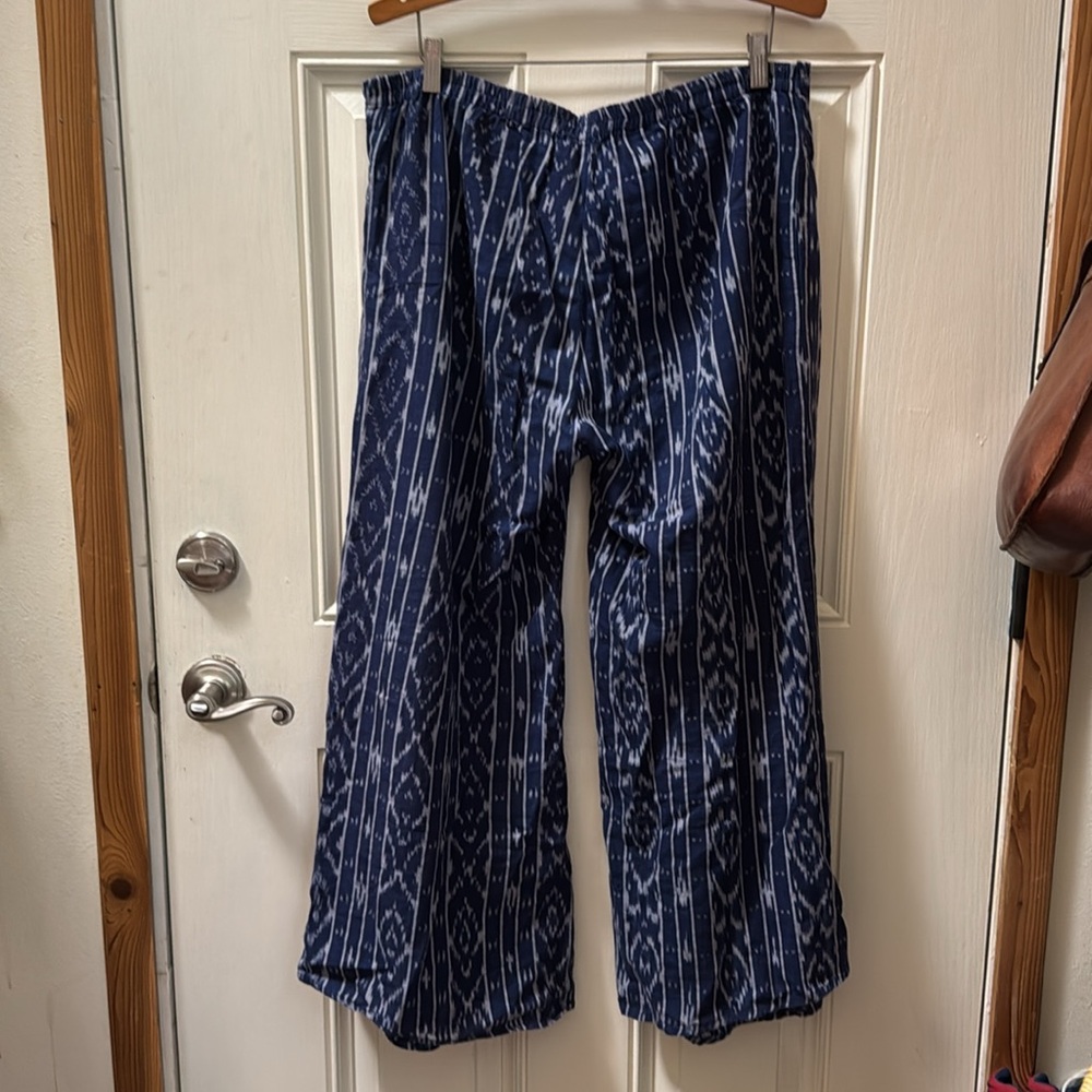 Free People Passion Lillie Cotton Bohemian Wide Leg Pants - Picture 7 of 10